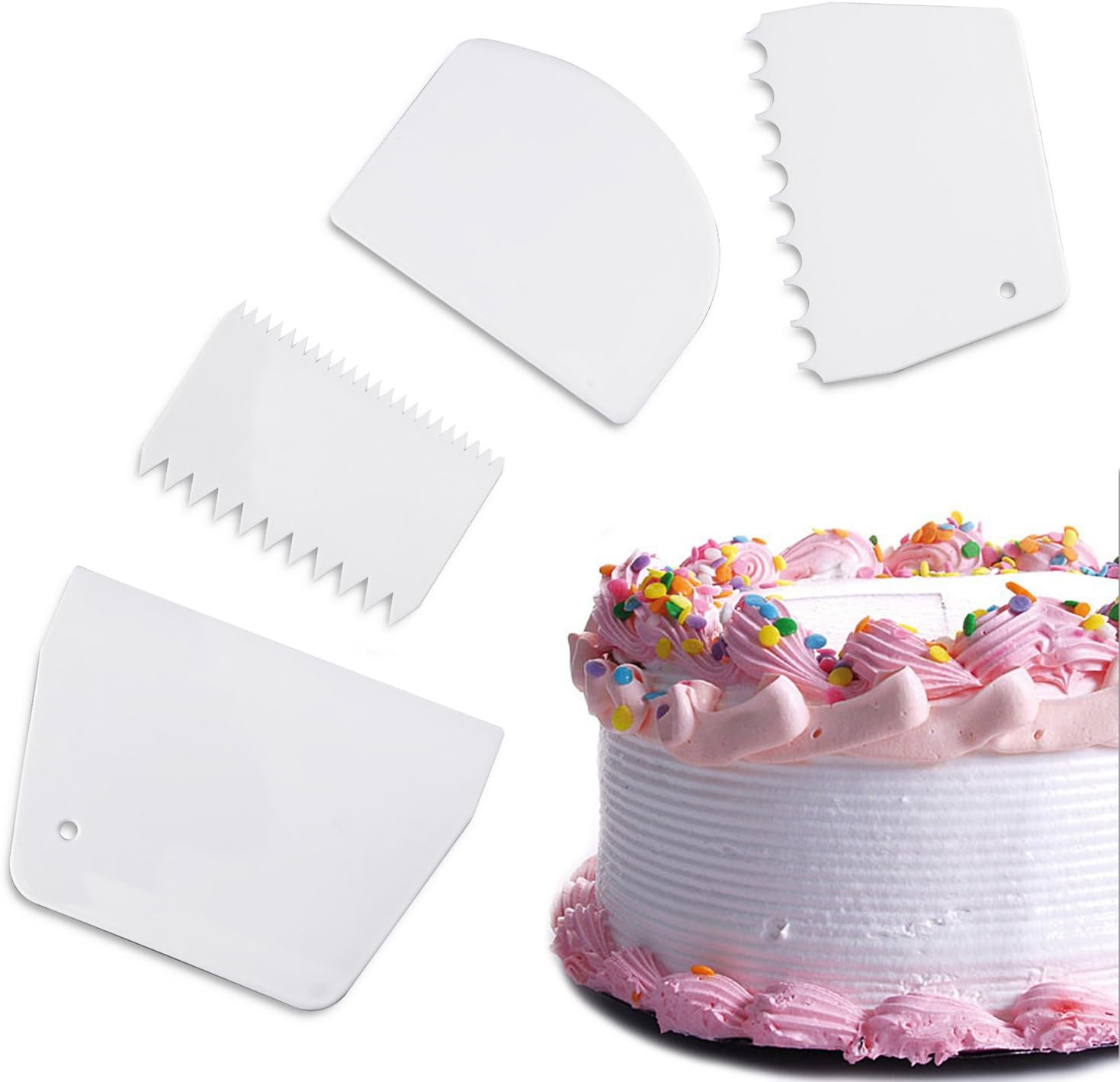Ouztca Icing Smoother / Cake Edge Decorating Tool Kitchen