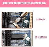 Siqian 2 PCS Solder Wick Braid Desoldering Copper Wire 2.5mm W 5' No-Clean Flux view 4