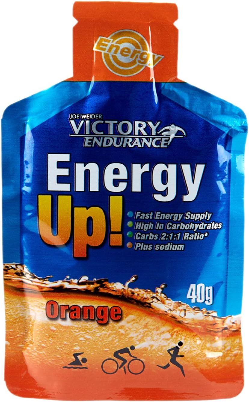 Weider Energy Up Orange Flavor Gel with added Sodium Immediate Energy - 24 Count - Image 5