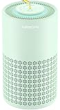 AIRROMI Air Purifier for Bedroom with HEPA 3-in-1 Filter, Pet Air Purifier for Home Cat Pee Smell, Covers Upto 990 Ft², Quiet 360°intake Air Cleaner for pet hair,allergies,Dust,Smoke A2001 Green