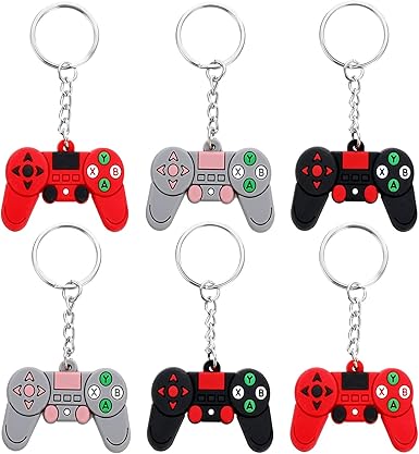 Amazon Com 24 Pieces Video Game Controller Keychains In 3 Colors Video Game Party Controller Handle Key Ring Game Controller Keychain For Video Game Party Favors Birthday Baby Shower Clothing