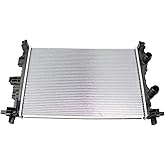 TRQ Radiator Aluminum Core | For 2018-2022 Jeep Compass 2017 Jeep Compass MP L4 2.4L