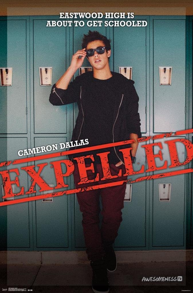 1 X Expelled Movie Poster - Shades (Cameron Dallas) 23"x34" Art Print Poster