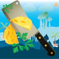 Cheese Slasher Cut Flying Food