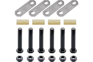 Lonffery Trailer Alex Shackle Kit, 262L Shackle Link Fit for 3,500lb-7,200lb Double Eye Spring