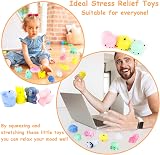 twoonto 40 Mini Squishy Pack Soft Mochi Kawaii Animal Fidget Toys Stress Relief view 6