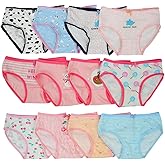 Closecret Toddler Soft Cotton Underwear Baby Panties Little Girls' 12-Pack Assorted Briefs