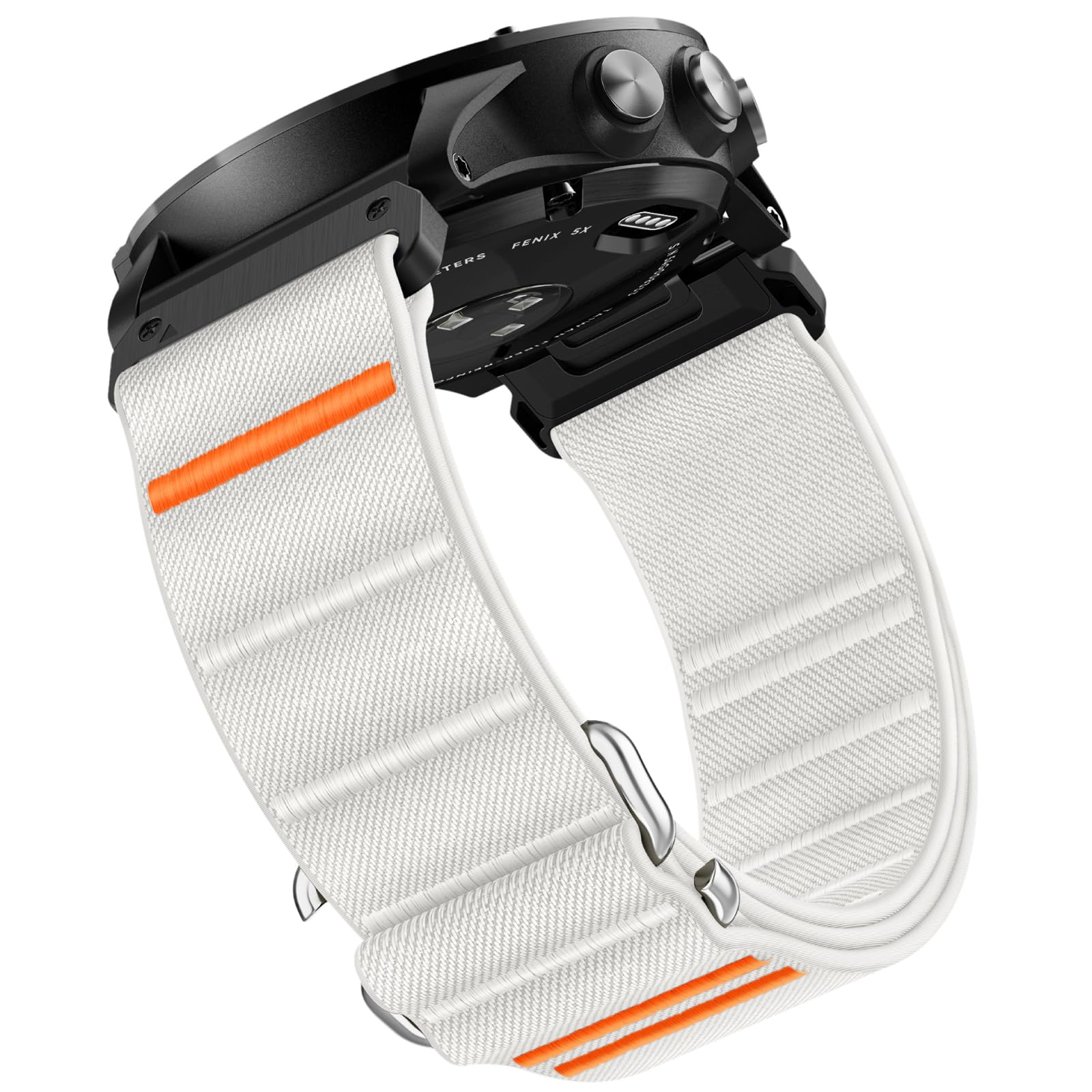Photo 1 of Suitisbest QuickFit Bands Compatible for 26MM Garmin Watch Band, Stylish and Durable Nylon Loop Sport Strap with S-Hook for Fenix 5X/5X Plus/6X/6X Pro/7X/7X Pro, Enduro, Tactix, Descent MK2i and Fenix 8 (51mm)