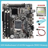 CIWEI H55 Motherboard LGA1156 DDR3 Supports i3 530 i5 760 CPU SATA Cable view 5