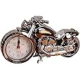 FinerMe Vintage Mini Motorcycle/Bicycle Model Alarm Clock Battery Powered Desk Shelf Clock Creative (Motorcycle Model)