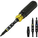 Klein Tools 32500HDRT 11-in-1 Impact Rated Multi-Bit Screwdriver/Nut Driver | Impact Rated Tool with Phillips and Slotted Bits