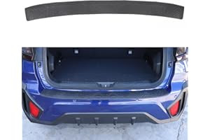 HAPPYHORSE Rear Bumper Cover Protector Trim Compatible with Subaru Crosstrek 2024-2026，Scratch Resistant Trunk Door Entry Guards Trunk Door Sill Cover Scuff Plate Strip Protection Accessories (Black A)