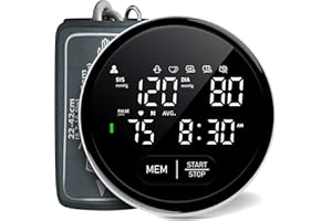 Upper Arm Blood Pressure Machine for Home Use Automatic Accurate Measurement BP Monitors 8.7-16.5 In Cuff Voice Broadcast 2x1