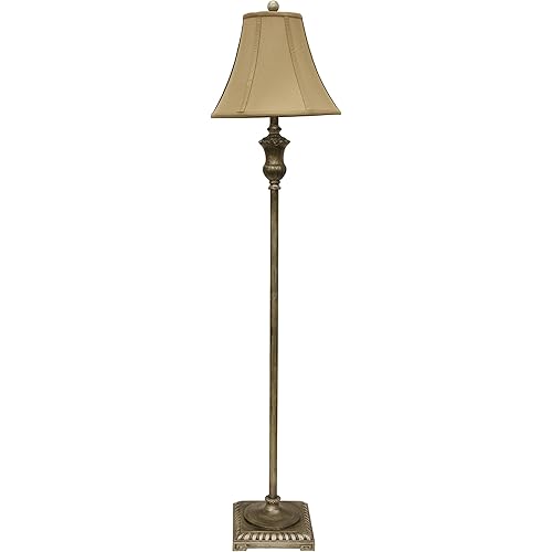 Décor Therapy PL3790 Floor Lamp, Antique Gesso