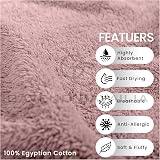 GC Gaveno Cavalia 8 Piece Towel Bale Set Blush Pink 450 GSM Egyptian Cotton view 4