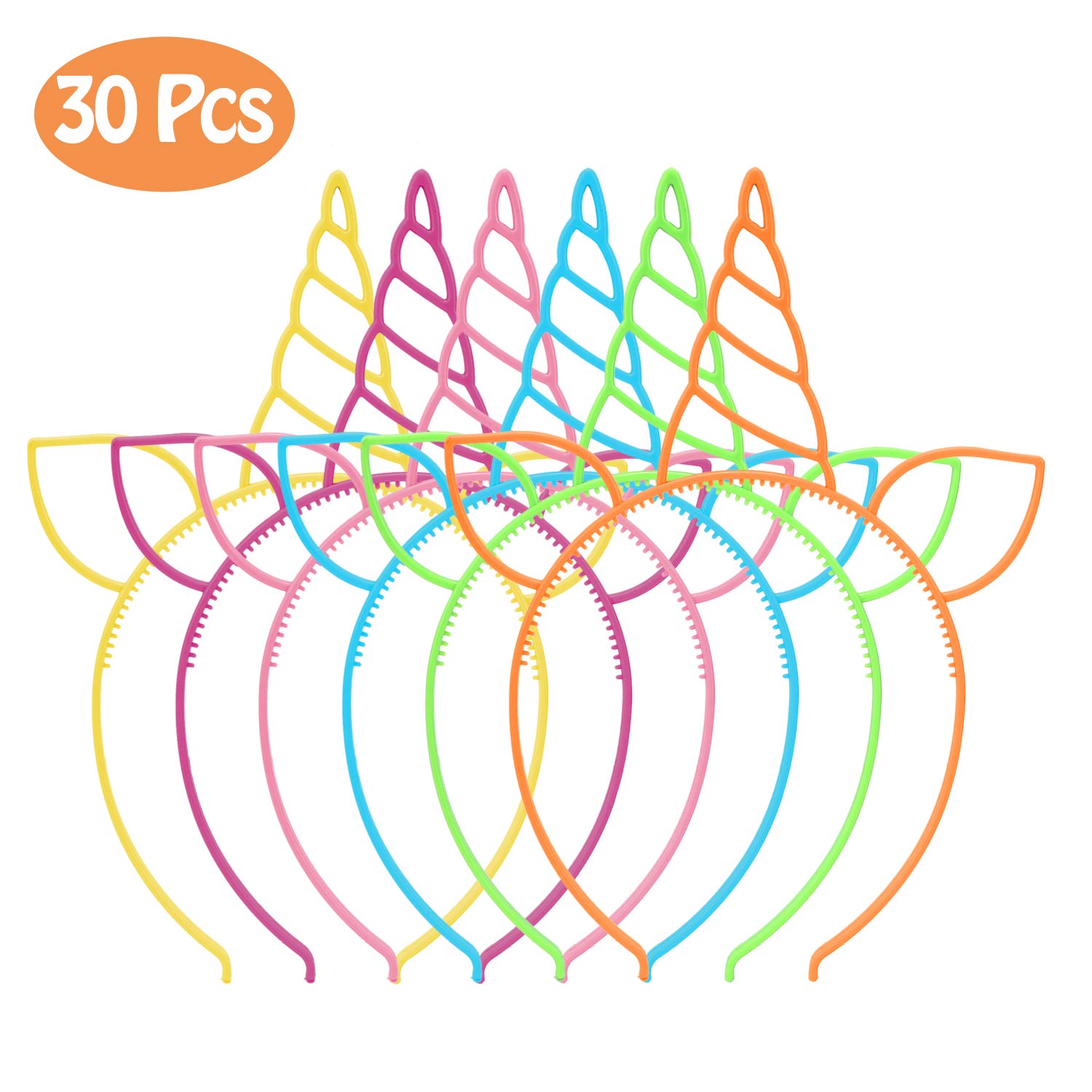 Lemoncy Gold Horn Headband Ears Photo Props Girl Birthday Outfit Cheeks