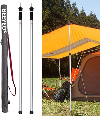 Amazon Beeyeo テントポール タープポール キャンプ タープポール 2本セット ウイング 用 アジャスタブル ポール 天幕シェード ビッグタープポール ワンポールテント インナーコットン 伸縮可能 アルミ合金ポール 収納袋付け 直径30mm 長さ28 スライド式 組立不要 Amazon Beeyeo テントポール タープポール キャンプ タープポール 2本セット ウイング 用 アジャスタブル ポール 天幕シェード ビッグタープポール ワンポールテント インナーコットン 伸縮可能 アルミ合金ポール 収納袋付け 直径30mm 長さ28 スライド式 組立不要