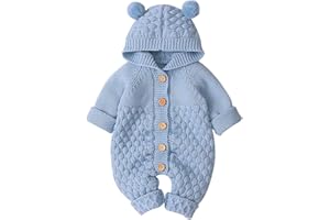 Unisex Baby Cloth Winter Coats Cute Newborn Infant Jumpsuit Snowsuit Bodysuits