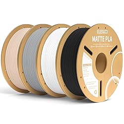 ELEGOO Matte PLA Filament Bundle 4KG, 1.75mm 3D