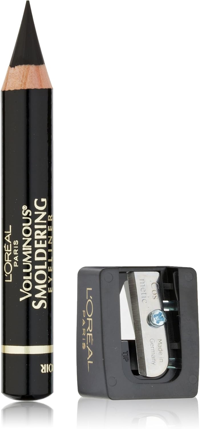 L'Oreal Paris Voluminous Smoldering Eyeliner, Black, 0.087 Ounce, blackone