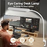 SKYLEO Desk Lamp LED Clip On Light 1300LM 5 Color Modes 11 Brightness Levels view 5