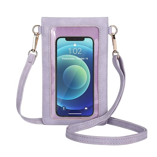 Crossbody Phone Purse For Women - Mini Small Bag With Gold Hardware, Fits Cell Phone & Cards