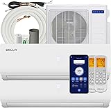 DELLA 18K BTU ODU 2 Dual Zone 9000 9000 BTU Wifi