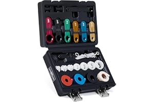 ORION MOTOR TECH Master Quick Disconnect Tool Set, 25pc Line Disconnect Tool Kit for A/C Fuel & Transmission Systems, Fuel Line Disconnect Tools for Mechanics Compatible with Ford Chevy GM More, Black