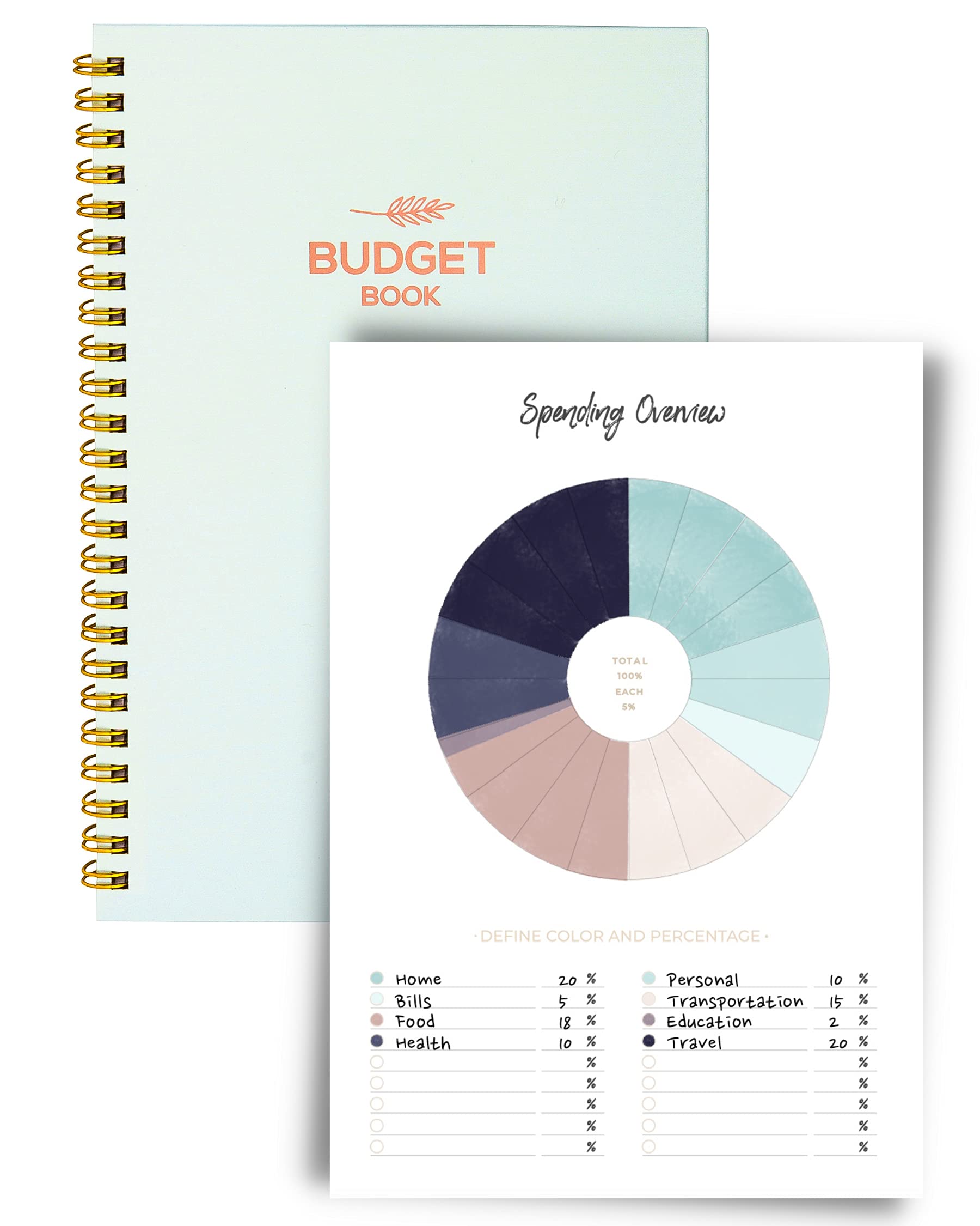 Budget Planner Financial Planner –12-Month Goal Setting Budgeting Planner– Expense & Income Tracker, Bill & Receipt Organizer, Debt Payoff Planner