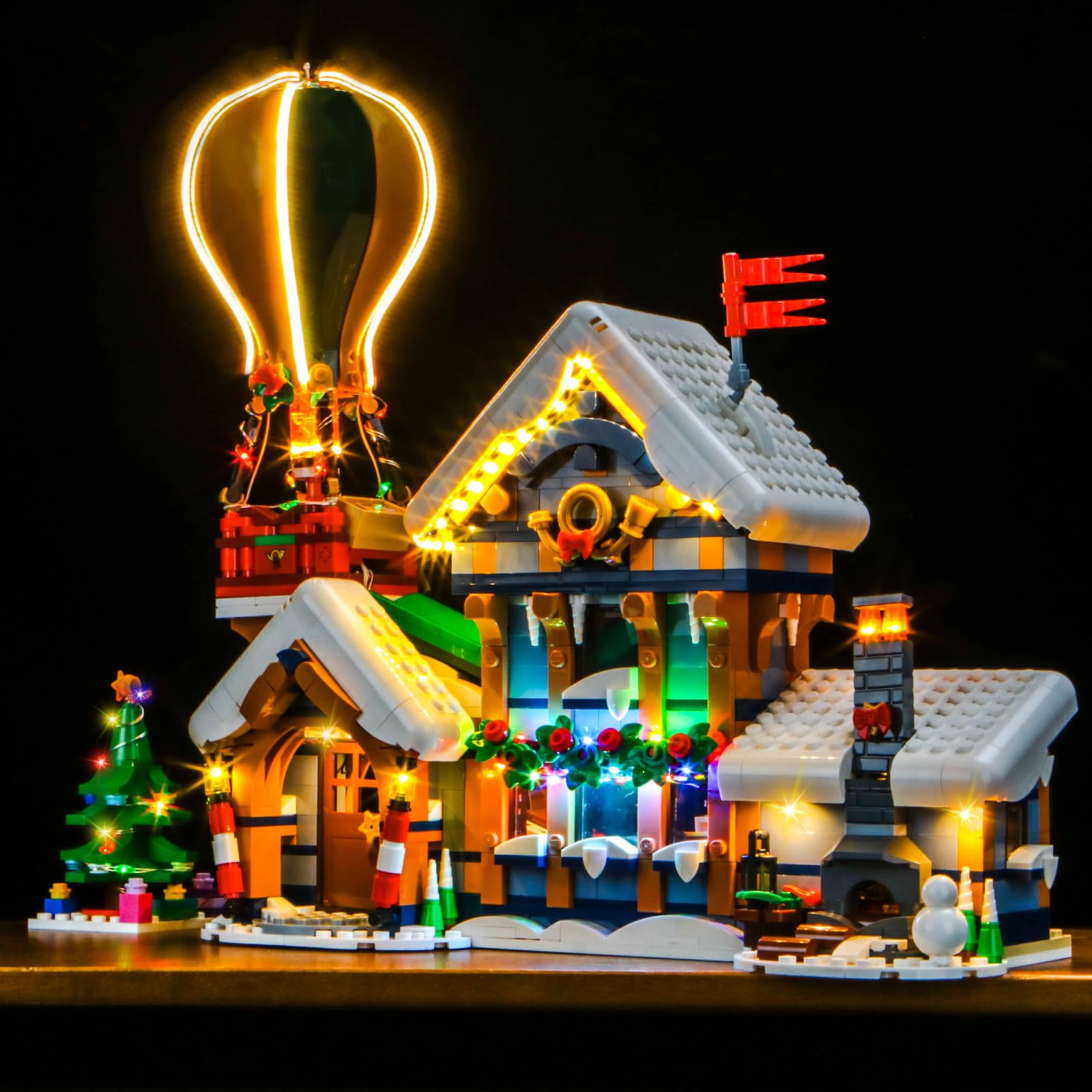 Led Light Set Compatible with Lego 10339 Santa's Post Office (No Model), Decoration Lighting Set for Santa's Post Office Creative Toys - Standard Version — image 1