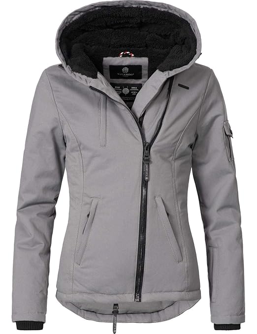 Navahoo Damen Baumwoll-Jacke Winterjacke Goldengel 7 Farben XS-XXL