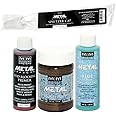 Modern Masters Metal Effects Bronze Paint and Blue Patina Kit (4-Ounce)