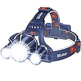 Blukar LED Headlamp, Super Bright Rechargeable