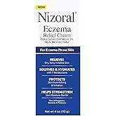 Nizoral Eczema Relief Cream- Relieves Dry, Itchy, Irritated Skin, Soothes and Hydrates with 7 Moisturizers, Colloidal Oatmeal 2%, 4 Fl Oz