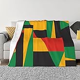 African Soft Blanket All Season Fuzzy Throw Warm Lightweight Blanket Fleece Throws Flannel Blankets for Bed Sofa Couch Travel Home Living Room Decor 50"X60"