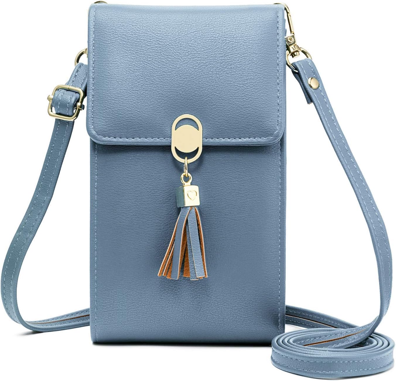 KOFNEKA Small Crossbody Bags Cell Phone Purse Wallet With Credit Card Slots For Women