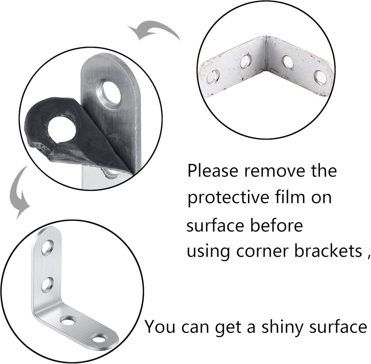 ángulo De 30 Grados Con Escuadras 40 x 40 mm 30 piezas 90 Grados Corchete Angular Ángulo de Acero Corner  Brace escuadras para estanterias para muebles sillas estantería muebles  mesa ventana Bricolaje y herramientas Clavos, tornillos y pernos  futakuchi-hakata.com