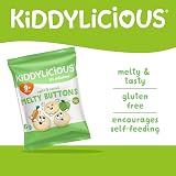 Kiddylicious Apple & Carrot Melty Buttons 4 x 5 Pack 20 Snacks for 9+ Months view 4