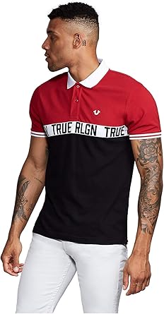 black and red true religion shirt
