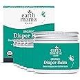 Earth Mama Organic Economy Size Diaper Balm | Diaper Cream for Baby | EWG Verified, Petroleum & Artificial Fragrance-Free with Calendula for Sensitive Skin, 4-Fluid Ounce (6-Pack)