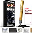 SMAPHY Wheel Scratch Repair Kit, Matte Black Rim Touch Up Paint, Repair Curb Rash, Scratches, and Scuffs on Wheels Quickly and Easily, Universal Color Matte Black Wheel Paint