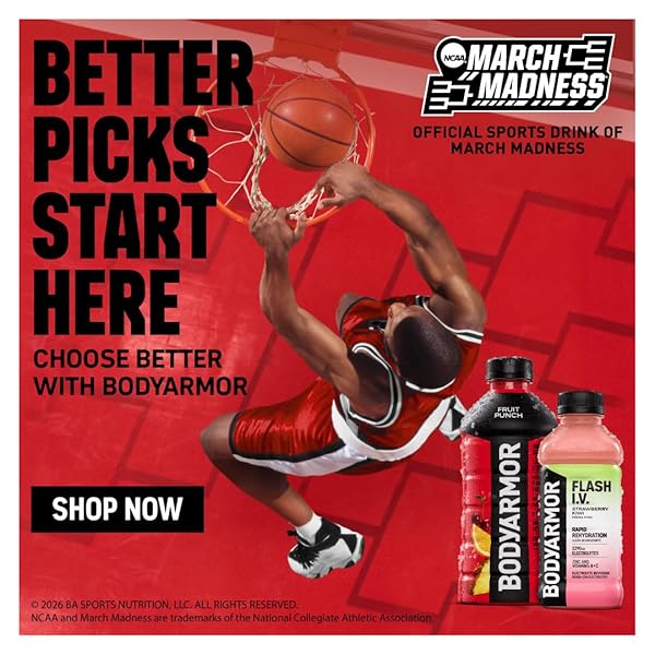 BODYARMOR FLASH I.V. ELECTROLYTE BEVERAGE, ORANGE, HYDRATION DRINK WITH COCONUT WATER FOR RAPID REHYDRATION, POST WORKOUT RECOVERY, 20 FL OZ (PACK OF 12)