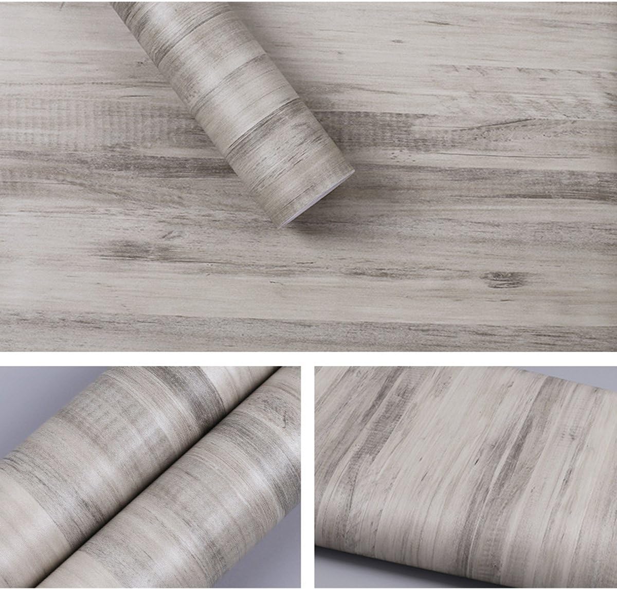 Self Adhesive Retro Wood Contact Paper for Kitchen Cabinets Shelves Drawer Cupboards Table Desk Arts and Crafts Decal 24x78.6 Inches
