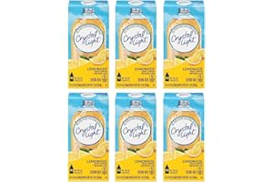Crystal Light On The Go Natural Lemonade, 10 Count Packets (Pack of 6)