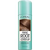L'Oreal Paris Magic Root Gray Hair Cover Up, Light Brown, 2 oz | 100% Gray Hair Coverage with Buildable, Lightweight, and Transfer-Resistant Spray, Temporary Formula, Ammonia-Free