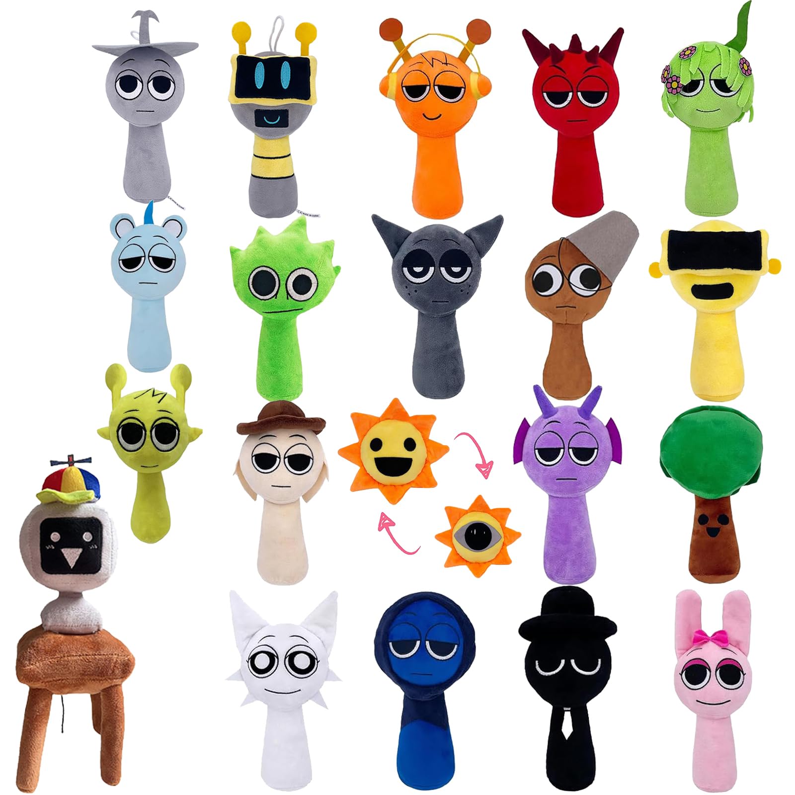 Spunky Plush, 8'' Spunki Horror Games Plushies Toys