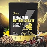 VivoNu Pure Himalayan Shilajit Gummies, micronutrient Supplement, Himalayan Premium Ingredient with Shilajit - Ashwagandha, Gokshura, Fulvic Acid & 85+ Trace Minerals I for Men, Women I Non-GMO