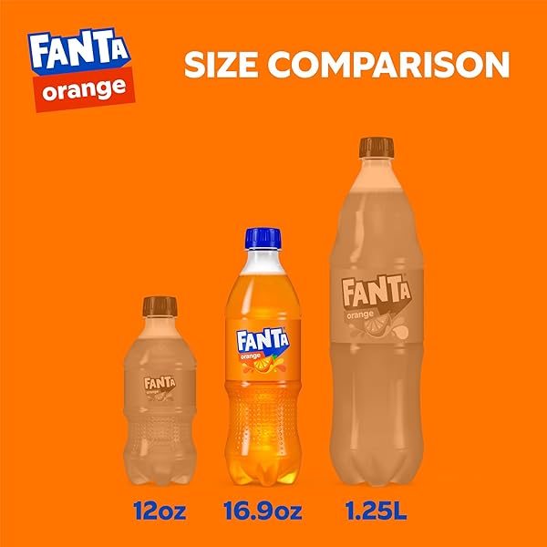 FANTA ORANGE, 16.9 FL OZ, PACK OF 6