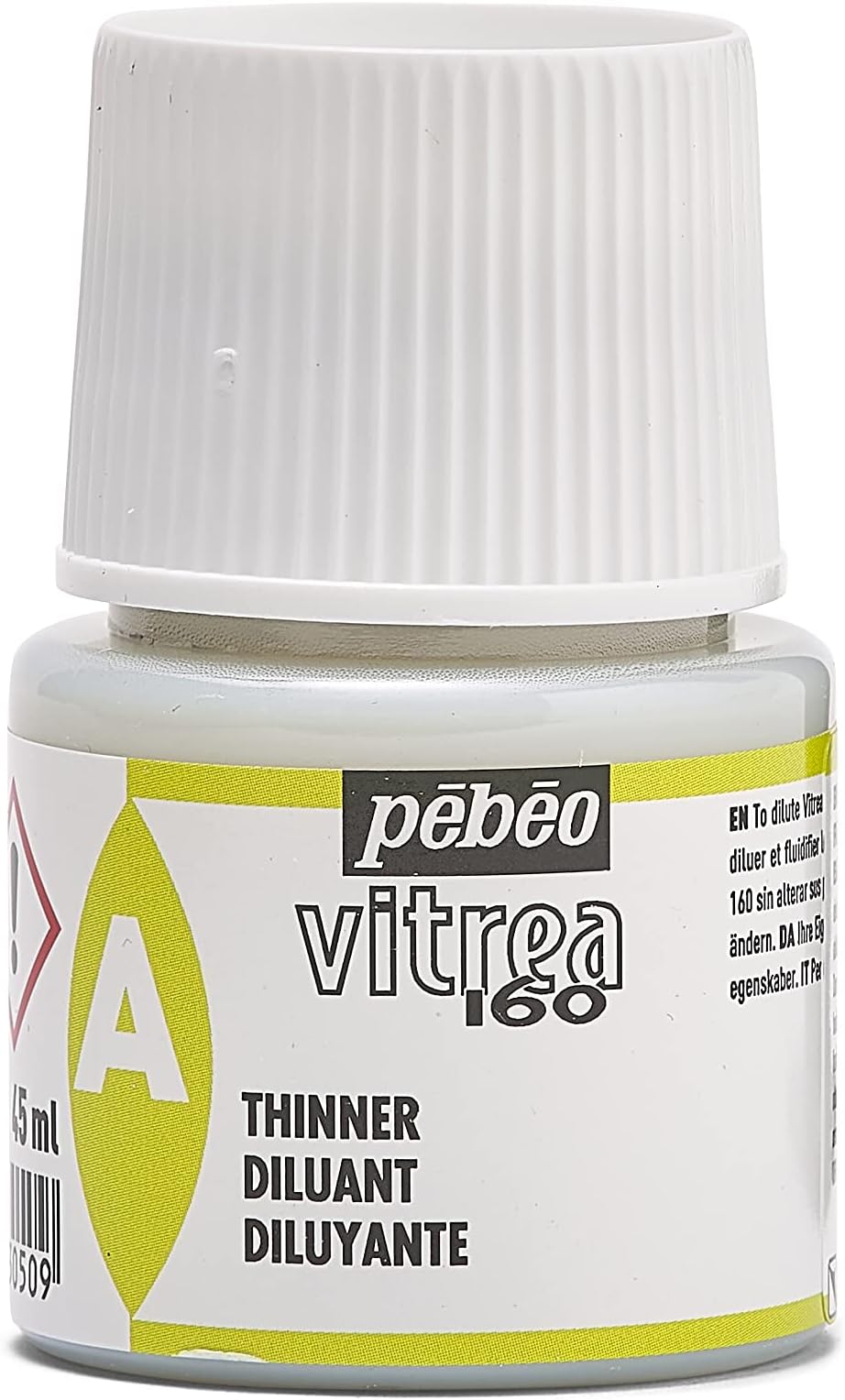 PEBEO Vitrea 160 Thinner 45ml - Transparent Glass Paint Diluent