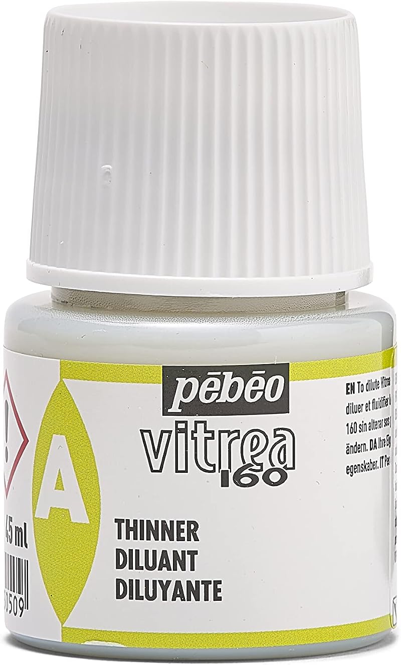 PEBEO Vitrea 160 Thinner 45ml - Transparent Glass Paint Diluent